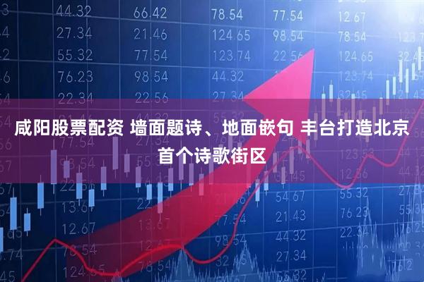 咸阳股票配资 墙面题诗、地面嵌句 丰台打造北京首个诗歌街区
