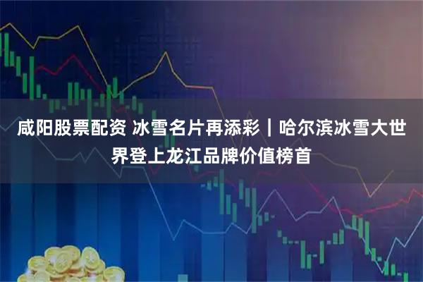 咸阳股票配资 冰雪名片再添彩｜哈尔滨冰雪大世界登上龙江品牌价值榜首